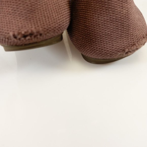 ROTHY'S Womens 100% Recycled Brown Nude Ballerinas Ballet Flat Shoes 5 Knitted - Picture 8 of 13